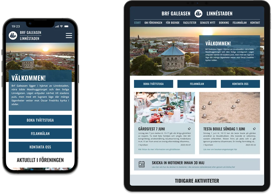 BRF Galeasen iPhone and iPad